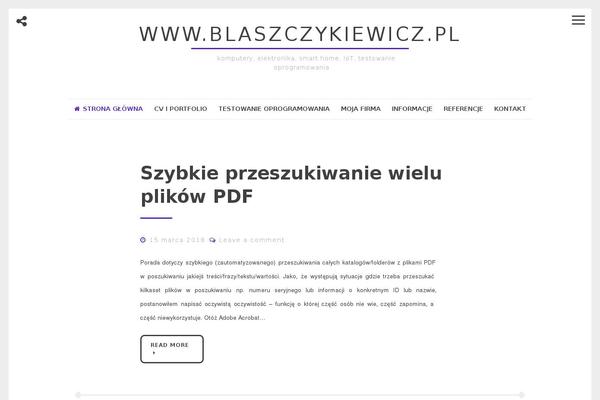 blaszczykiewicz.pl site used Roadkill