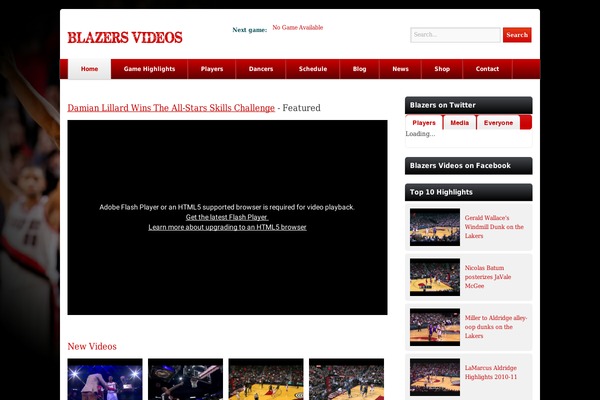 blazersvideos.com site used Blazersvideos2