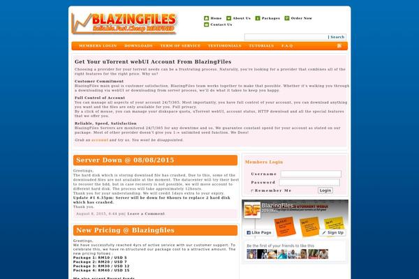 blazingfiles.info site used Blue Weed