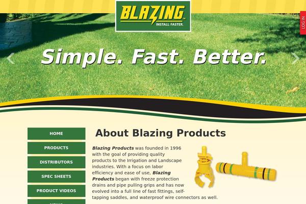 blazingproducts.com site used Blazing-theme