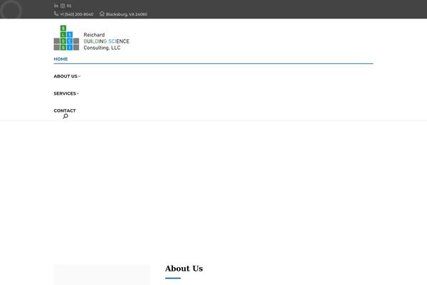 WordPress website example screenshot