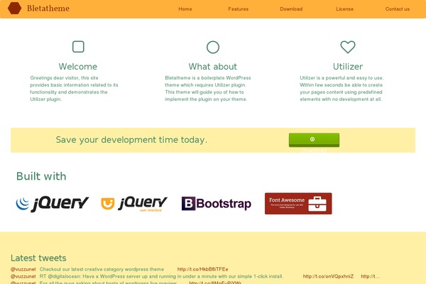 bletatheme.com site used Bleta