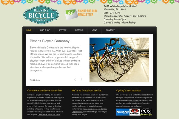 blevinsbicycleco.com site used Innova