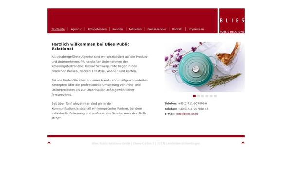 blies-pr.de site used Blies