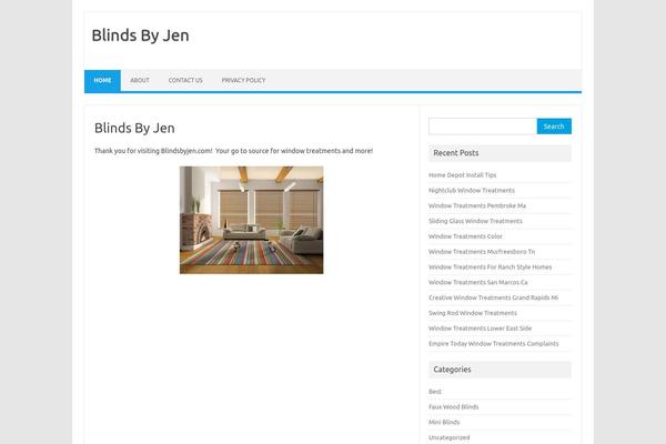 Iconic One theme site design template sample
