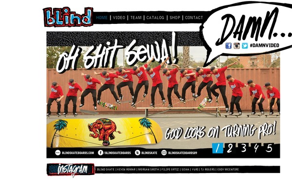 blind theme websites examples