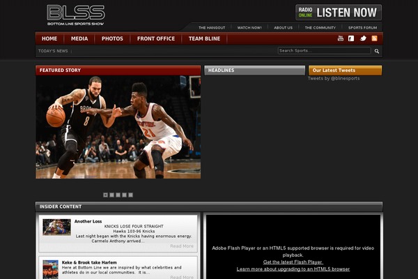 blinesportsshow.com site used Blss