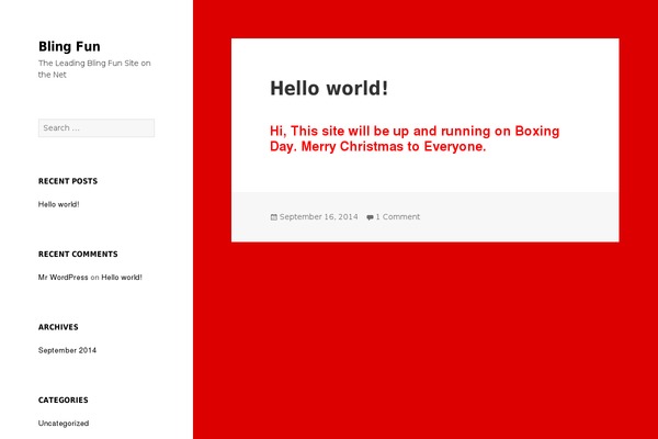 WordPress website example screenshot
