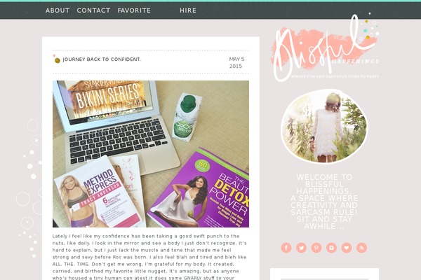 blissfulhappenings.com site used Blissfulhappenings