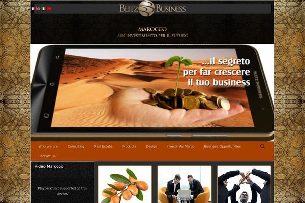 Blitz theme site design template sample