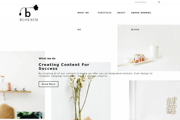 Stockholm theme site design template sample