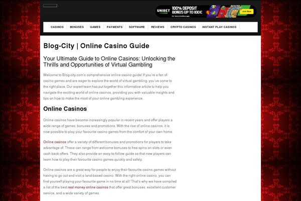 blog-city.com site used Slots Theme