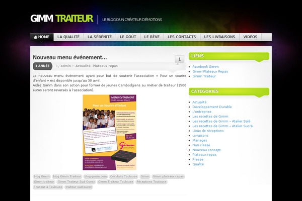 Mystique theme site design template sample