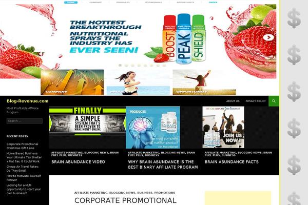 WordPress website example screenshot