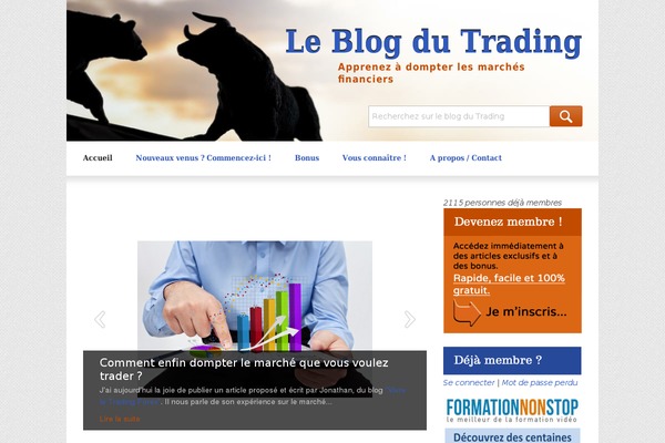 blog-trading.fr site used Ribbon Lite