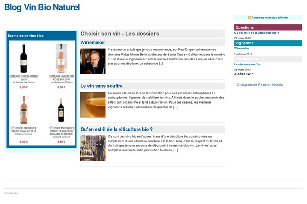 WordPress website example screenshot