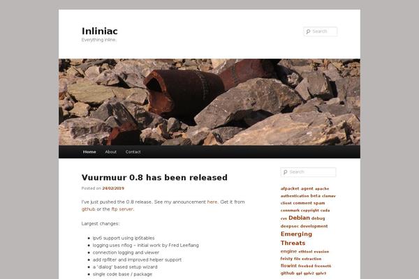 WordPress website example screenshot