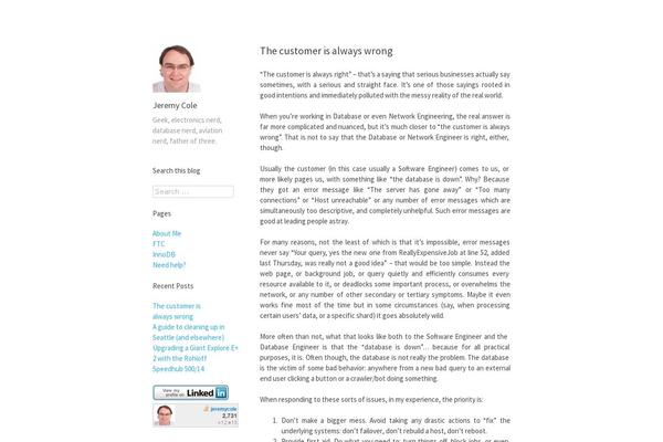 WordPress website example screenshot