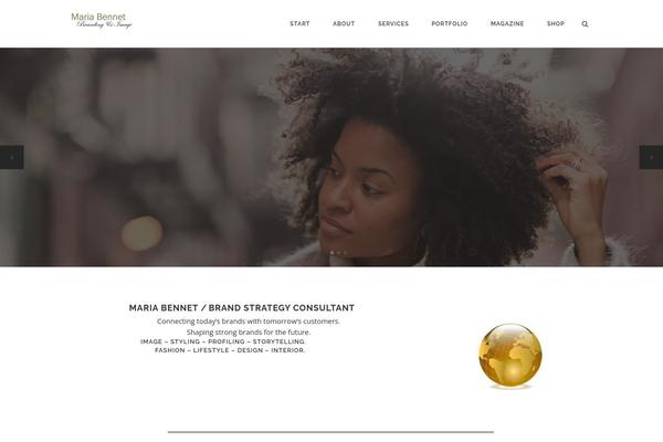 Stockholm theme site design template sample