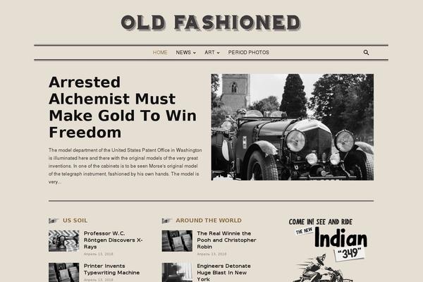 Newspaper theme site design template sample