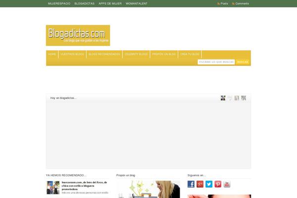 blogadictas.com site used Wp-clear312