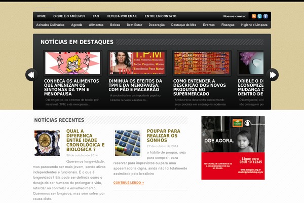 blogamelias.com.br site used Bold News
