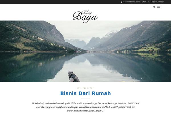Twenty Nineteen theme site design template sample