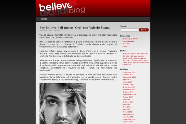 blogbelieve.it site used Believe