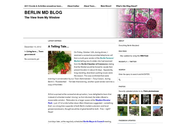 blogberlinmd.com site used Modern Clix