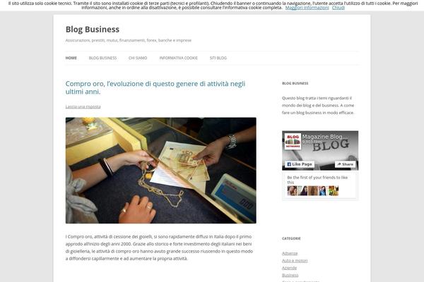 WordPress website example screenshot
