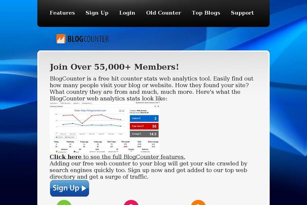 blogcounter.com site used Theme1437