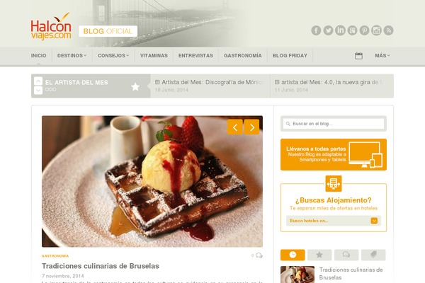 blogcruceroshalconviajes.com site used Bloghalconviajes