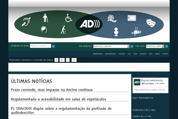 audiodescricao theme websites examples