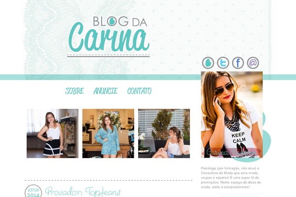 blogdacarina.com.br site used Blog