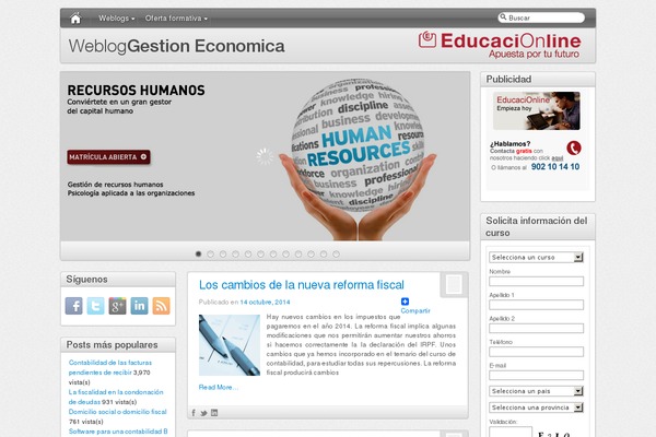blogdeeconomia.es site used Educacionline