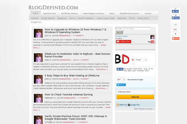 blogdefined.com site used Platinum