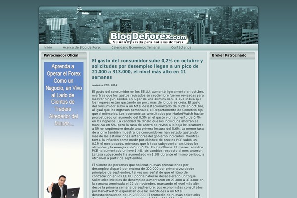 blogdeforex.com site used City Finance