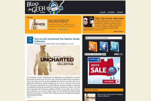 blogdegeek.com site used Innovation