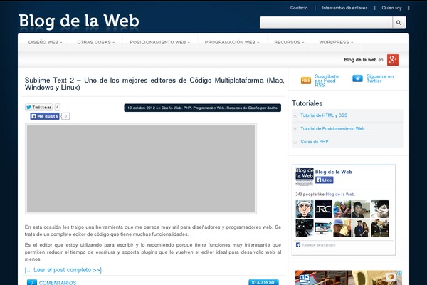 WordPress website example screenshot