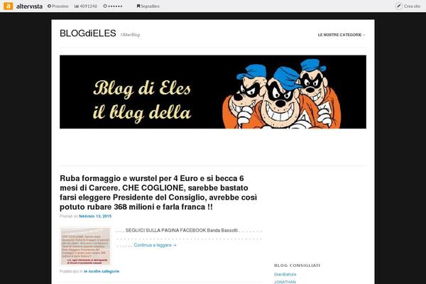 blogdieles.altervista.org site used Altervista Theme