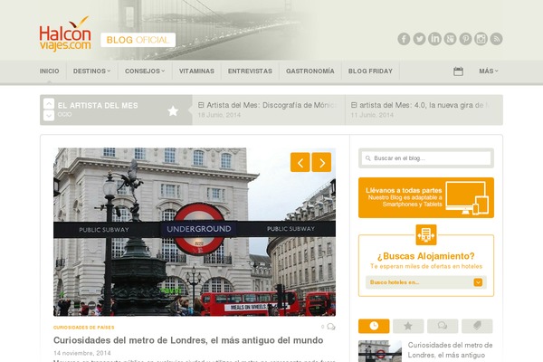 blogdisneyhalconviajes.com site used Bloghalconviajes