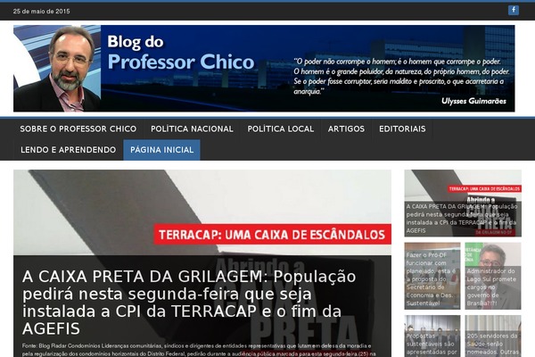 WordPress website example screenshot