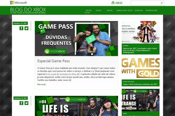 blogdoxbox.com site used Xbox