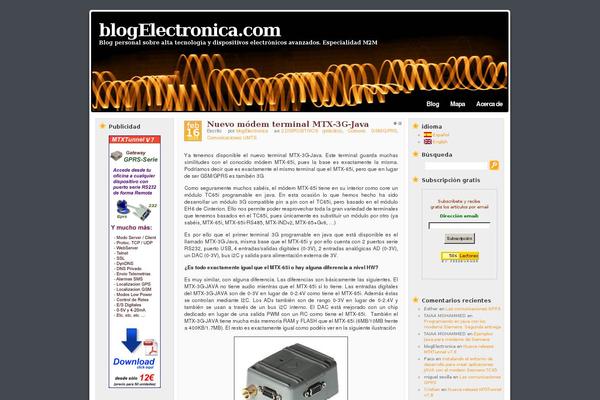 blogelectronica.com site used Mandigo_v1.39