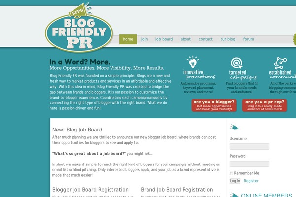 blogfriendlypr.com site used X-2