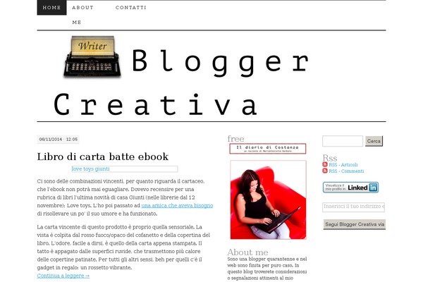 bloggercreativa.com site used Cleartwo-child