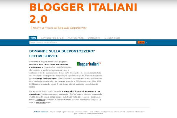 bloggeritaliani.it site used Bi20