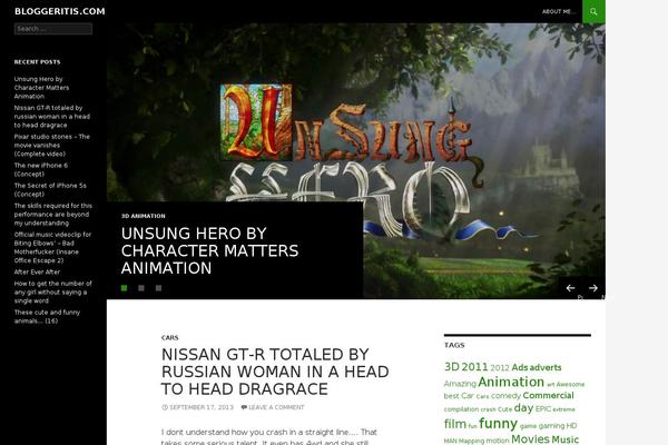 Twenty Fourteen theme site design template sample