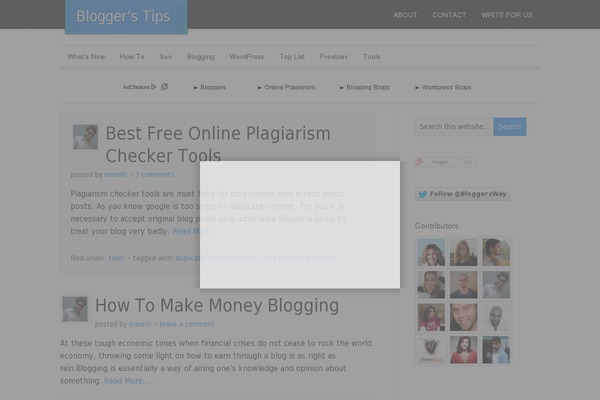 bloggersway.org site used Eleven40