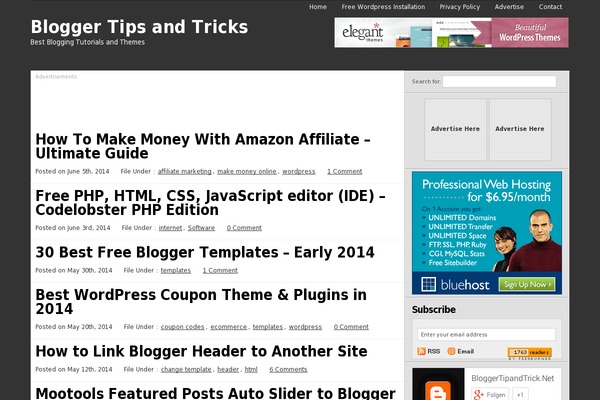 WordPress website example screenshot